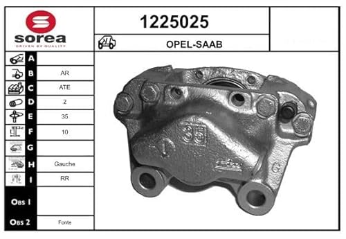 Bremssattel Bremszange Set u. Kompatibel mit Opel 1993-1996 von Autoteile Gocht von Autoteile Gocht