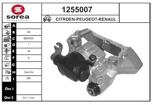 Bremssattel Bremszange Set u. Kompatibel mit Peugeot 1982-> von Autoteile Gocht von Autoteile Gocht