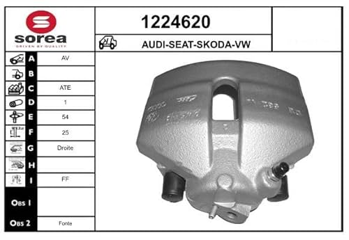 Bremssattel Rechts Kompatibel mit Audi Skoda VW Seat von Autoteile Gocht von Autoteile Gocht