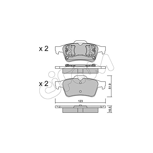 CIFAM 822-337-0 Bremsbeläge von Autoteile Gocht