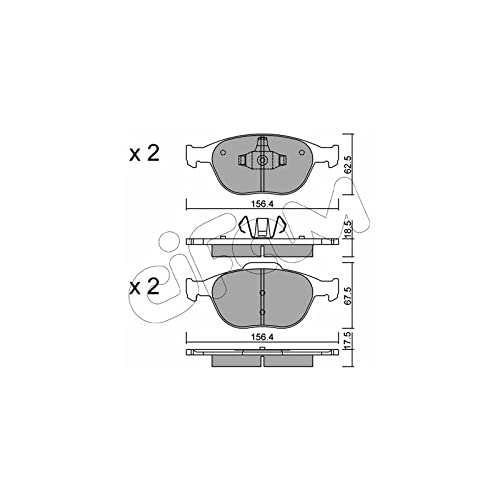 CIFAM 822-533-0 Bremsbeläge von Autoteile Gocht