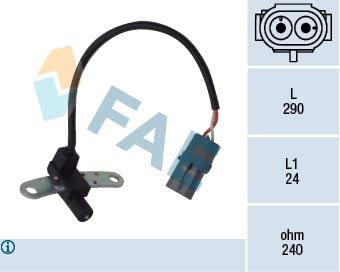 Kurbelwellensensor Impulsgeber Kurbelwelle Kompatibel mit Renault Clio I B/C57 1990-1998 von Autoteile Gocht von Autoteile Gocht