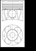 Kolben Kompatibel mit Opel Astra H GTC A04 2007-2010 von Autoteile Gocht von Autoteile Gocht