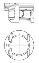 Kolben Kompatibel mit Opel Astra J Caravan Kombi 2010-2015 von Autoteile Gocht von Autoteile Gocht