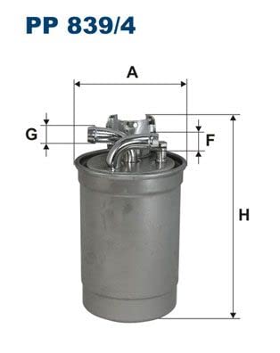 Kraftstofffilter Filter Kompatibel mit Audi A4 B5 Avant Kombi 1997-2001 von Autoteile Gocht von Autoteile Gocht