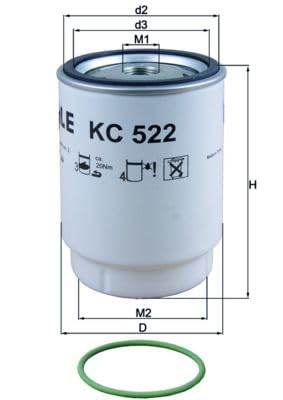 Kraftstofffilter Kompatibel mit MAN TGL I 2004-2022 von Autoteile Gocht von Autoteile Gocht