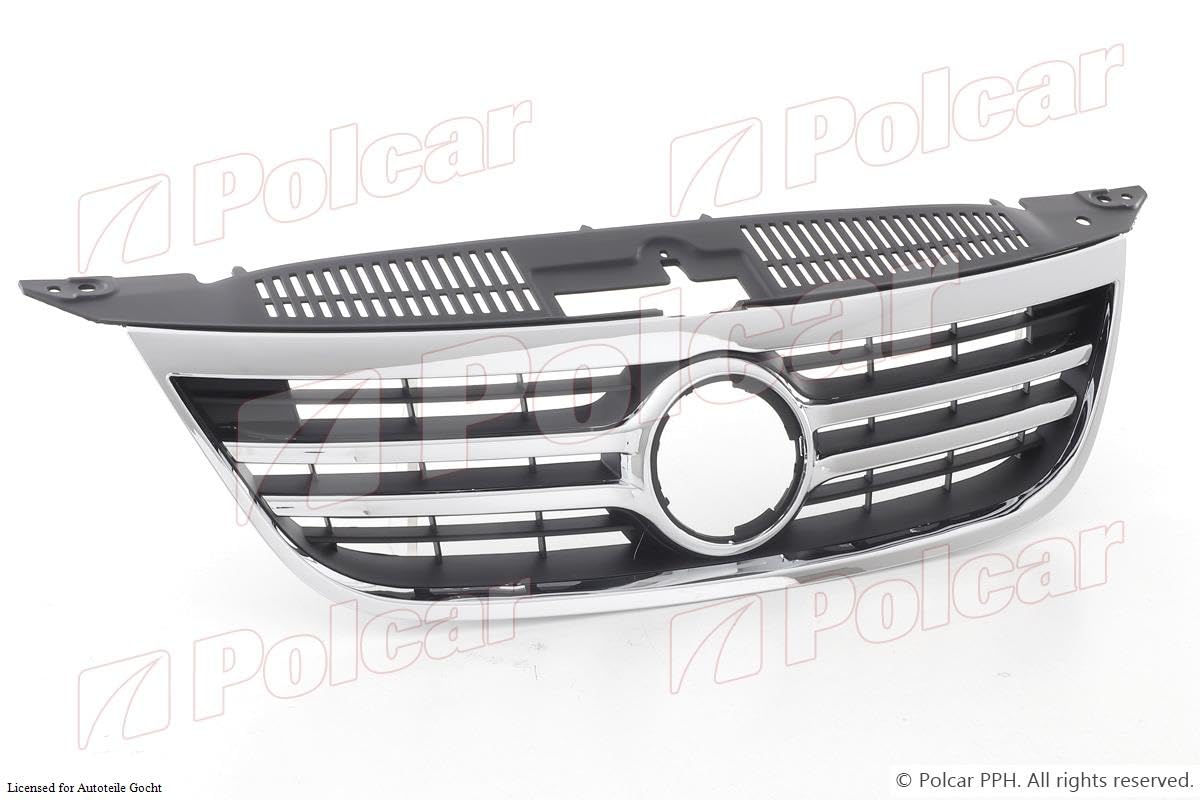 Kühlergrill Kühlergitter Grill Gitter Vorne Kompatibel mit VW Tiguan 5N 2007-2011 von Autoteile Gocht von Autoteile Gocht