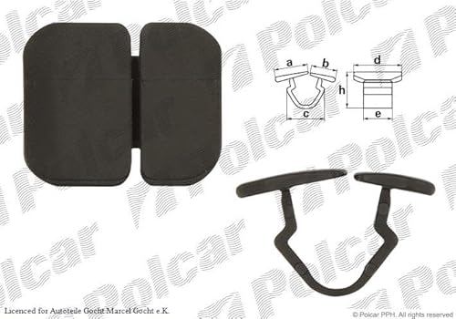 Motorhaube Dämmmatte Inkl. Clips Kompatibel mit Audi A6 C5 Avant Kombi 1998-2001 von Autoteile Gocht von Autoteile Gocht