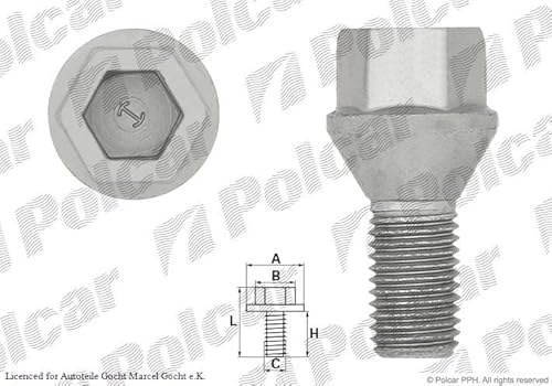 Radschrauben Kompatibel mit Peugeot Citroen Toyota 2005-> von Autoteile Gocht von Autoteile Gocht