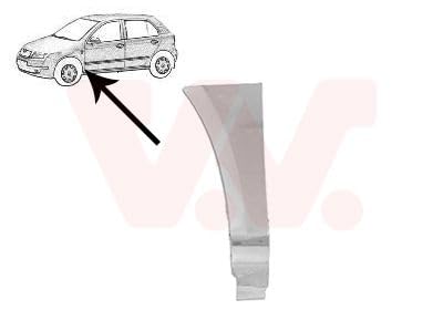 Reparaturblech für Kotflügel Stahl Verzinkt Hinten Links Kompatibel mit Skoda Fabia I Praktik 6Y5 01-07 von Autoteile Gocht von Autoteile Gocht