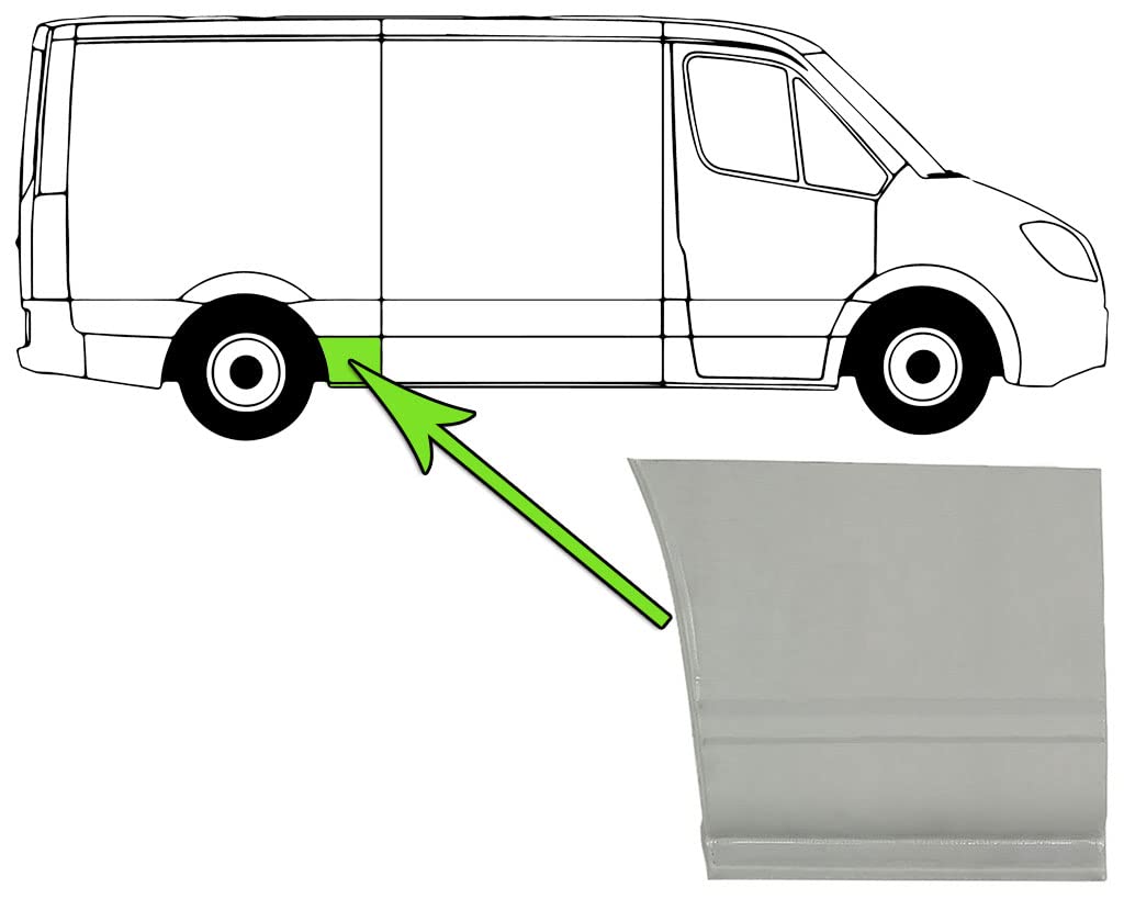 Reperaturblech Kotflügel Rechts Kompatibel mit Fiat 1994-> von Autoteile Gocht von Autoteile Gocht