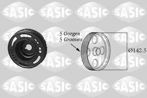 Riemenscheibe Kurbelwelle Kompatibel mit Opel Tigra Twintop Cabrio 2004-2010 von Autoteile Gocht von Autoteile Gocht