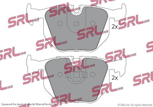 SRL S70-1215 Bremsbeläge von Autoteile Gocht