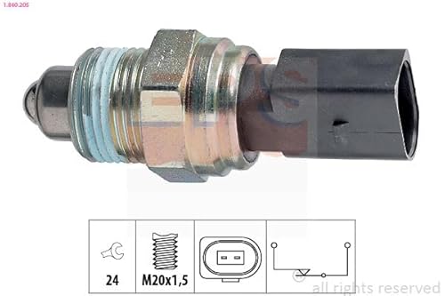 Schalter Rückfahrleuchte Rückwärtsgang Rückfahrlicht Kompatibel mit VW Golf 4 Variant Kombi 1999-2001 von Autoteile Gocht von Autoteile Gocht