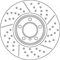 Set 2x Bremsscheibe Vorne Kompatibel mit BMW F30 F80 Limo 2011-2018 von Autoteile Gocht von Autoteile Gocht