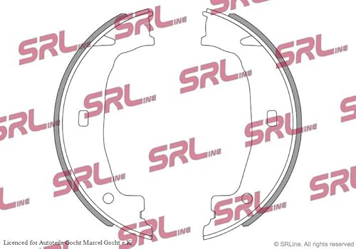 Set SRL Bremsbacken Trommelbremse Ø 160.5 mm Hinten Links/Rechts Kompatibel von Autoteile Gocht