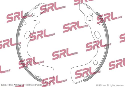 Set SRL Bremsbacken Trommelbremse Ø 170 mm Hinten Links/Rechts Kompatibel mit von Autoteile Gocht