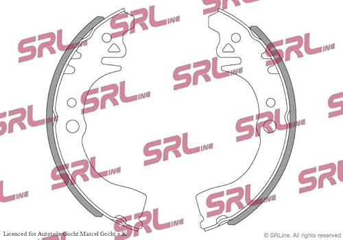 Set SRL Bremsbacken Trommelbremse Ø 180 mm Hinten Links/Rechts Kompatibel mit von Autoteile Gocht