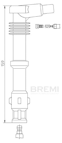 Stecker Zündkerze Kompatibel mit Audi 100 C4 Avant Kombi 1993-1994 von Autoteile Gocht von Autoteile Gocht