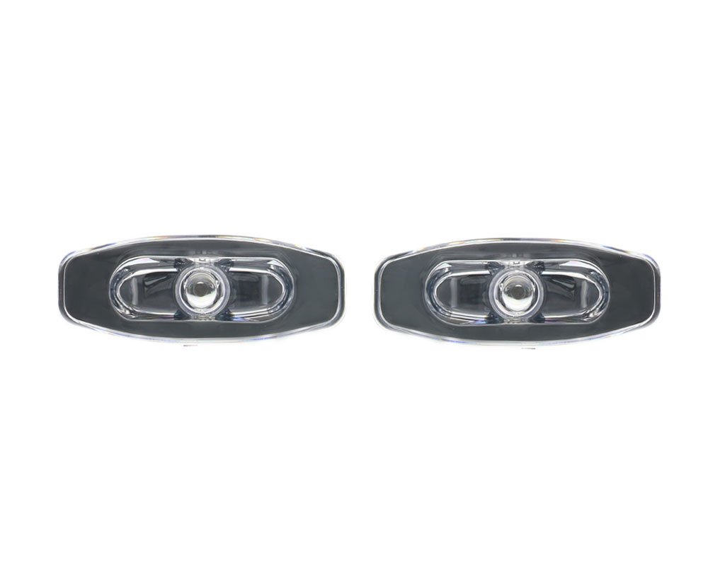 Tuning Kotflügel Seitenblinker Glasklar Silber Links/Rechts Kompatibel mit Hyundai Santa FE I SM 01-06 von Autoteile Gocht von Autoteile Gocht