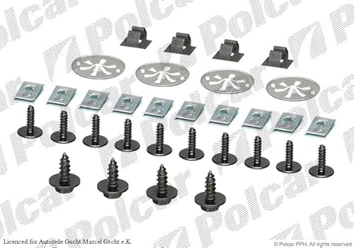 Unterfahrschutz Einbausatz Clip Clips Schrauben Set Kompatibel mit Audi A3 Skoda Octavia I VW Bora Limo Caddy II Golf 4 1993-2013 von Autoteile Gocht von Autoteile Gocht