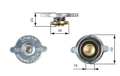 Verschlussdeckel Kühler Kompatibel mit Mercedes Sprinter B901 B902 1995-2006 von Autoteile Gocht von Autoteile Gocht