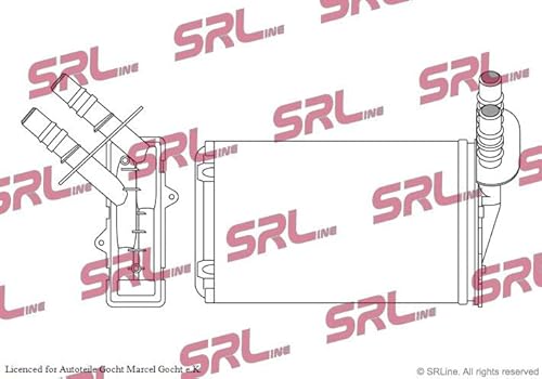 Wärmetauscher Heizungskühler Innenraum Heizung Aluminium Kompatibel mit Renault Clio ii Schrägheck 98-16 von Autoteile Gocht