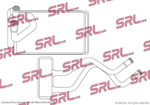 Wärmetauscher Heizungskühler Innenraum Heizung Aluminium Voll Kompatibel mit Nissan Np300 Navara D40 05-15 von Autoteile Gocht