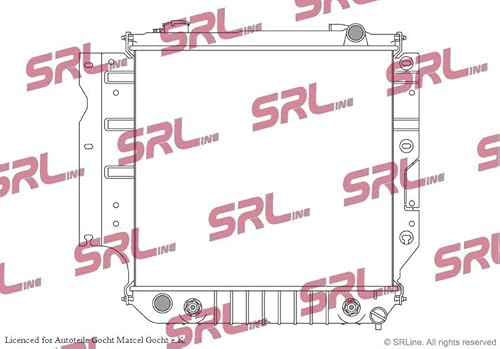 Wasserkühler Motorkühler Aluminium Kompatibel mit Jeep Wrangler II TJ 96-07 von Autoteile Gocht