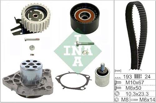 Wasserpumpe + Zahnriemen Satz Kompatibel mit Opel Astra J P10 2012-2015 von Autoteile Gocht von Autoteile Gocht