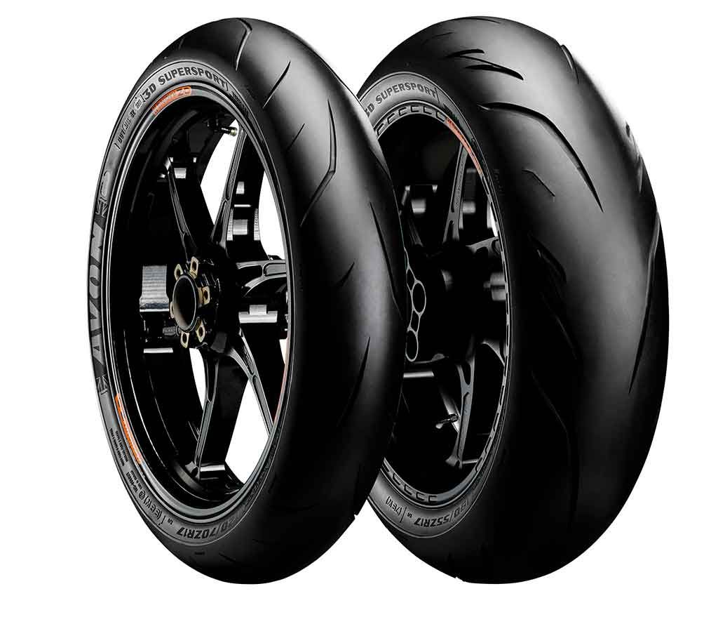 AVON 3D SUPERSPORT 120/70 R17 M/C TL 58(W) FRONT