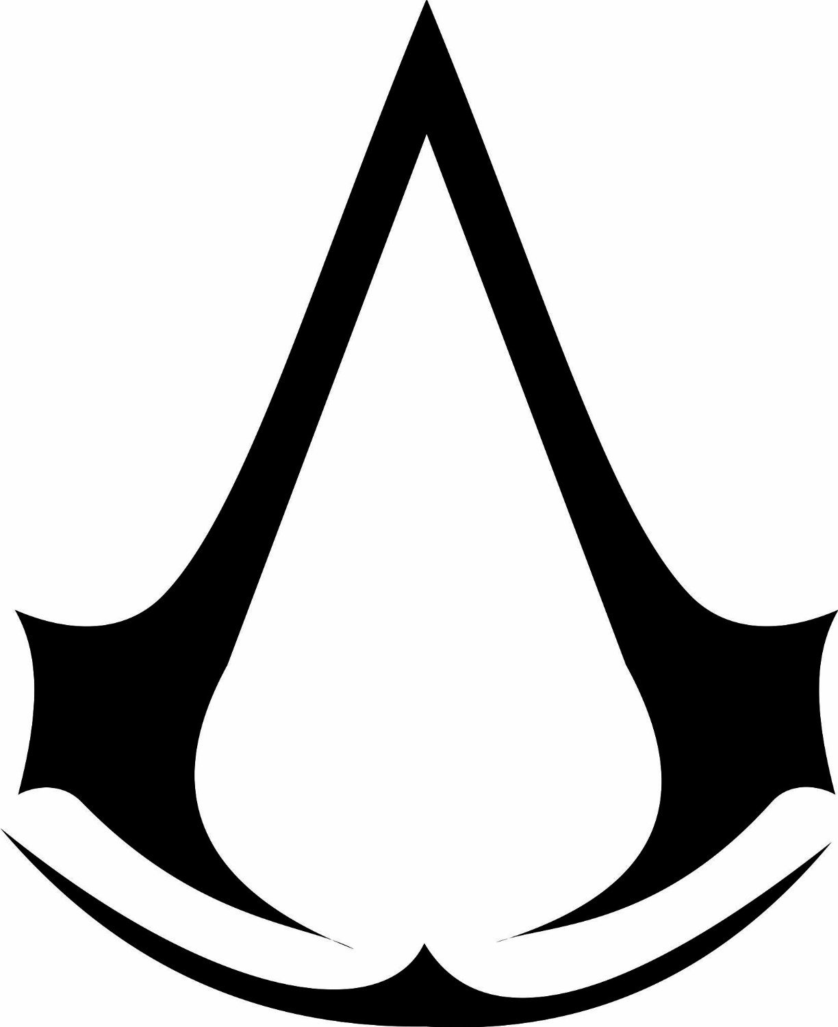 Aufkleber Assassin's Creed logo Car Window Vinyl Decal Sticker 101mm Tall (Color: White) von PT INDOPEMA