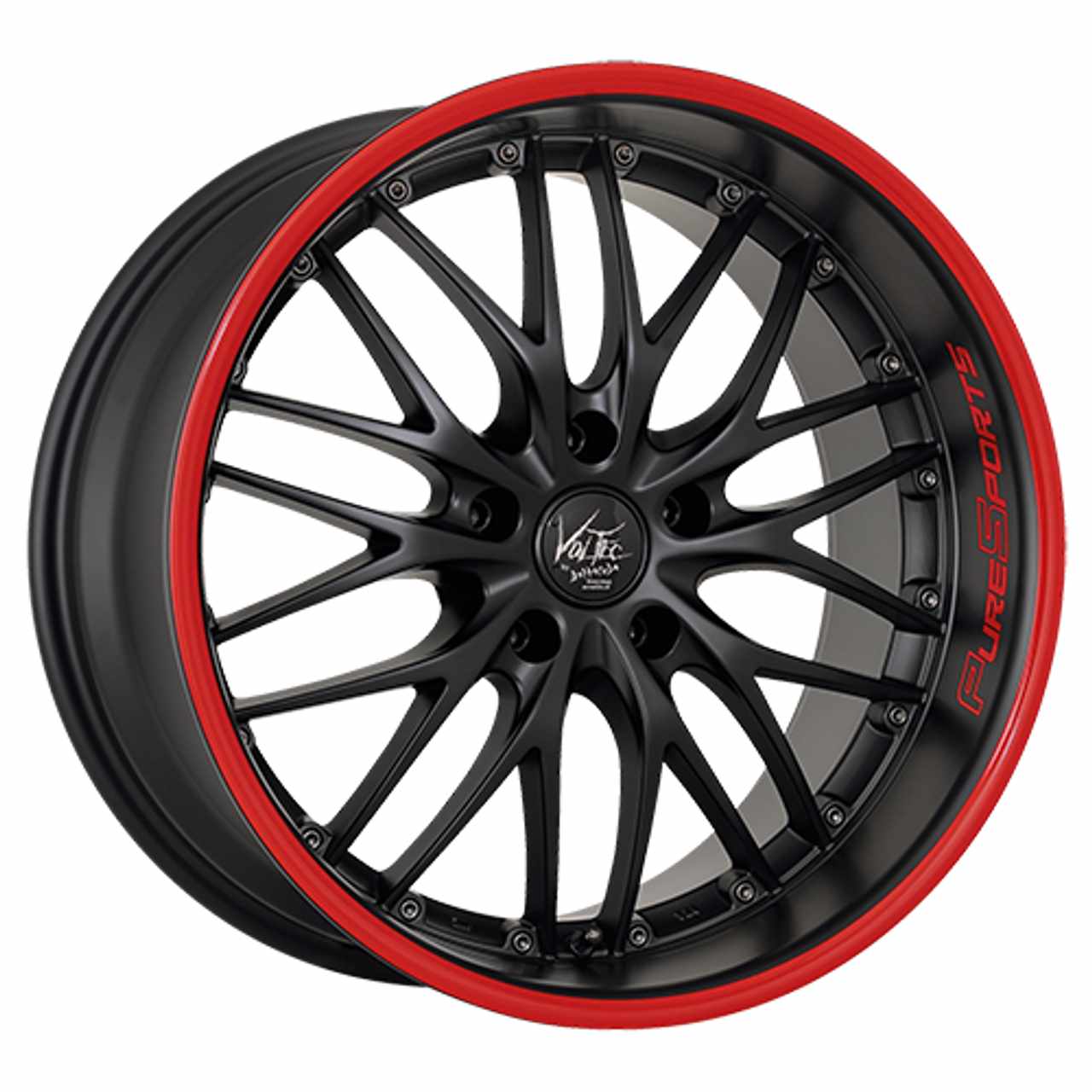 BARRACUDA VOLTEC T6 mattblack puresports color trim rot 9.0Jx19 5x120 ET33