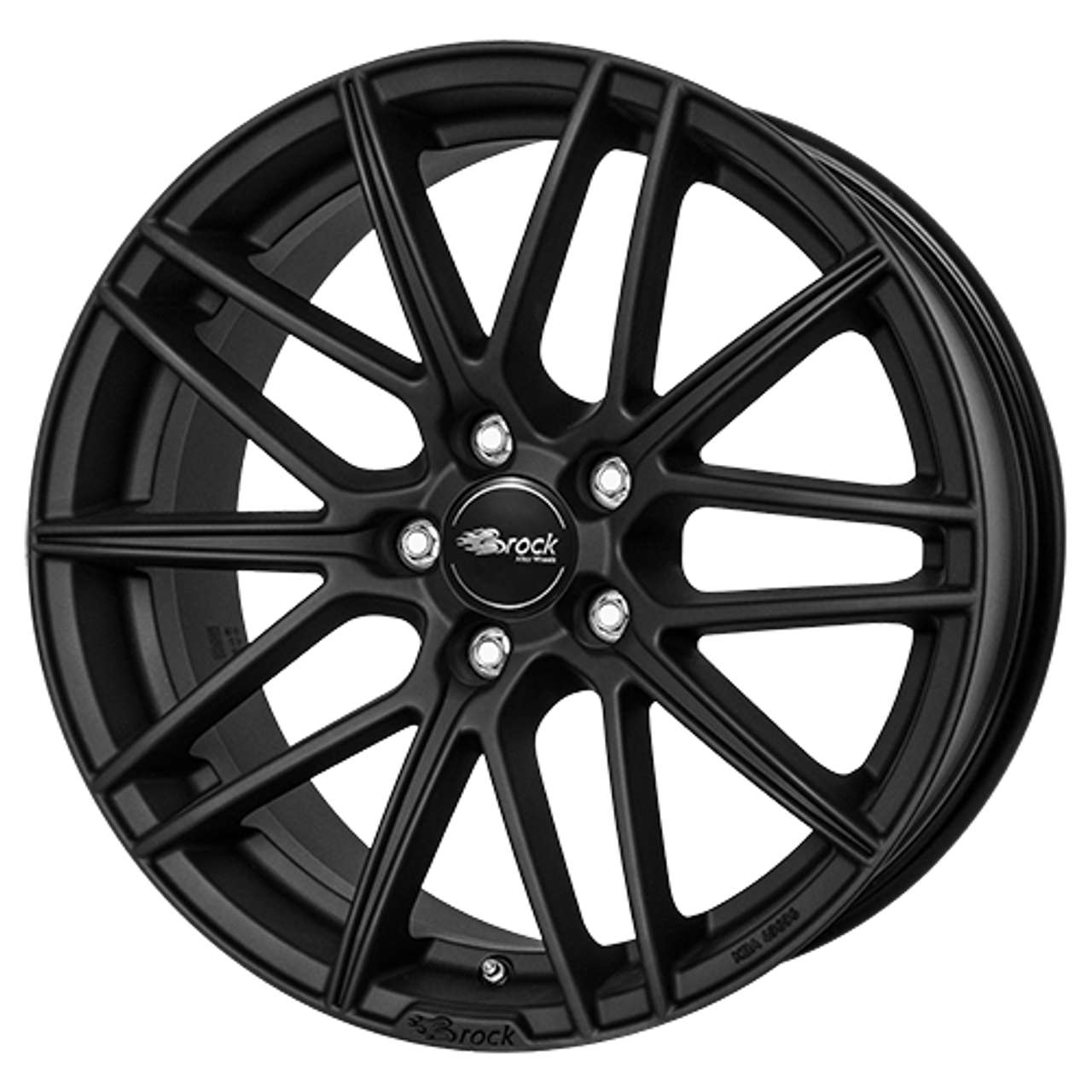 BROCK B34 schwarz klar matt (skm) 7.5Jx17 5x105 ET36