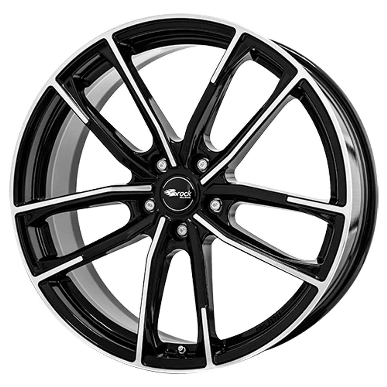 BROCK B38 schwarz glanz voll-poliert (sgvp) 8.0Jx18 5x105 ET38