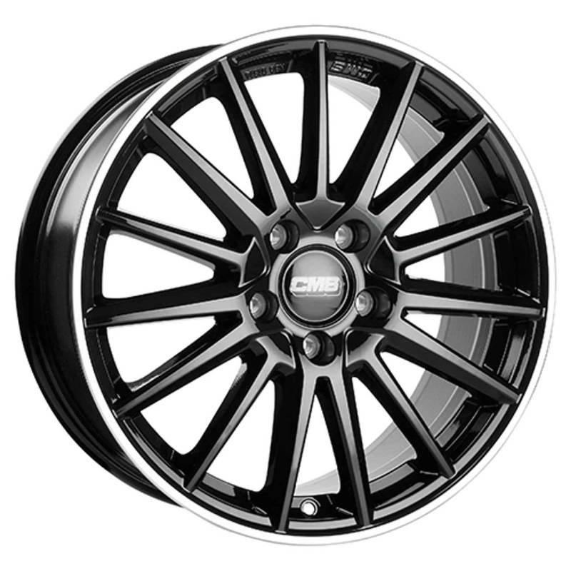 CMS C23-DRB diamond rim black 6.0Jx15 5x100 ET35