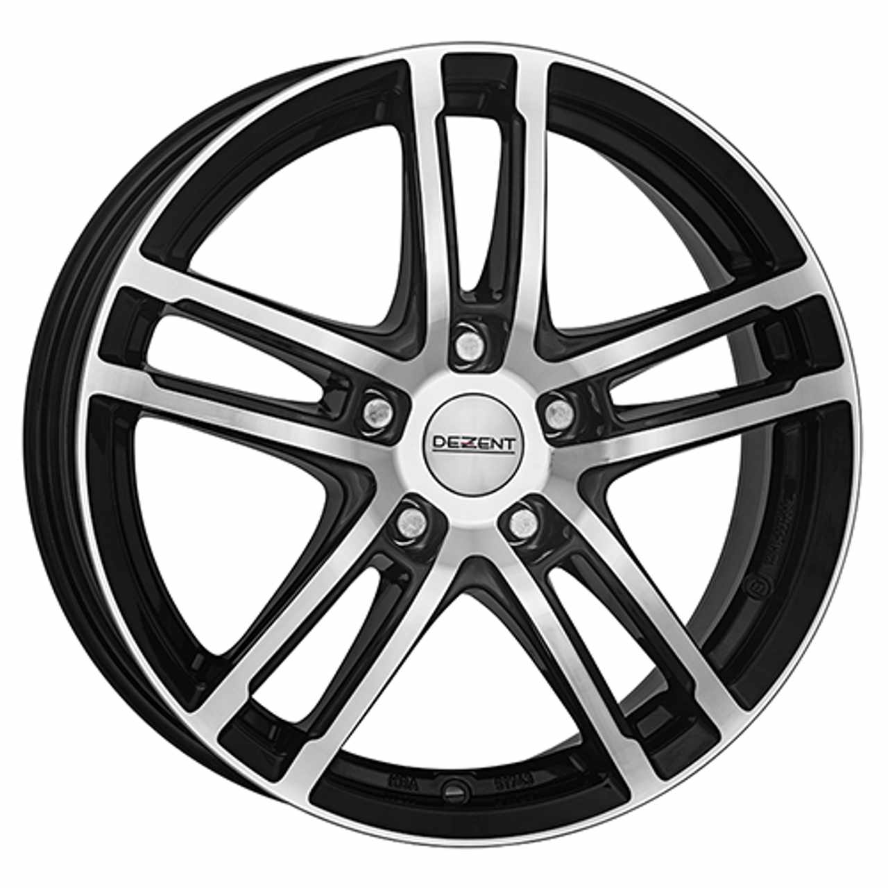 DEZENT DEZENT TZ DARK schwarz poliert 7.0Jx18 5x100 ET47