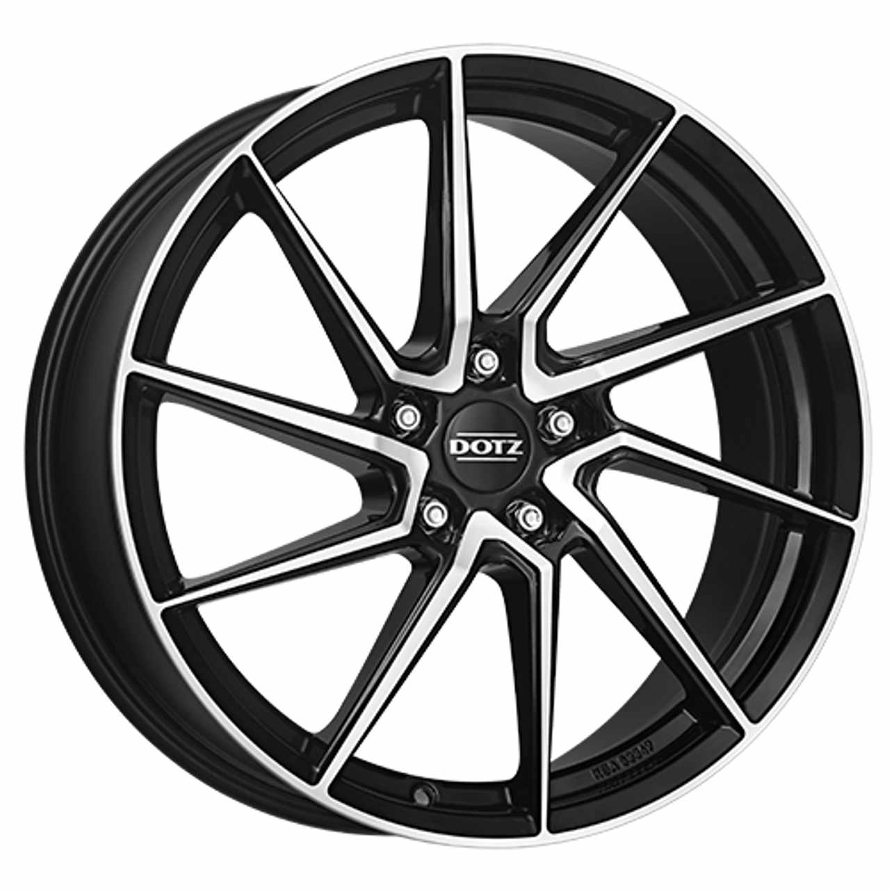 DOTZ SPA DARK black/polished front 7.5Jx17 5x112 ET40