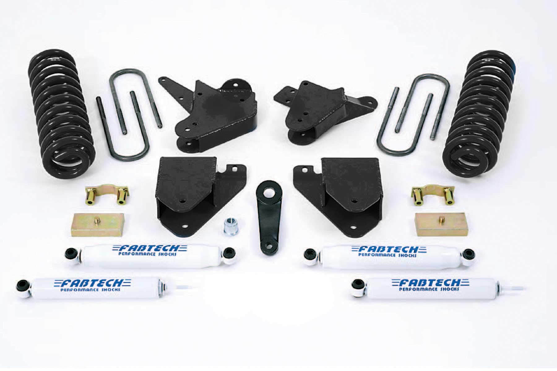 Fabtech k2098 Basic Lift System W/Schocks W/Performance Schocks 6 in. Lift Basic Lift System W/Schocks von Fabtech