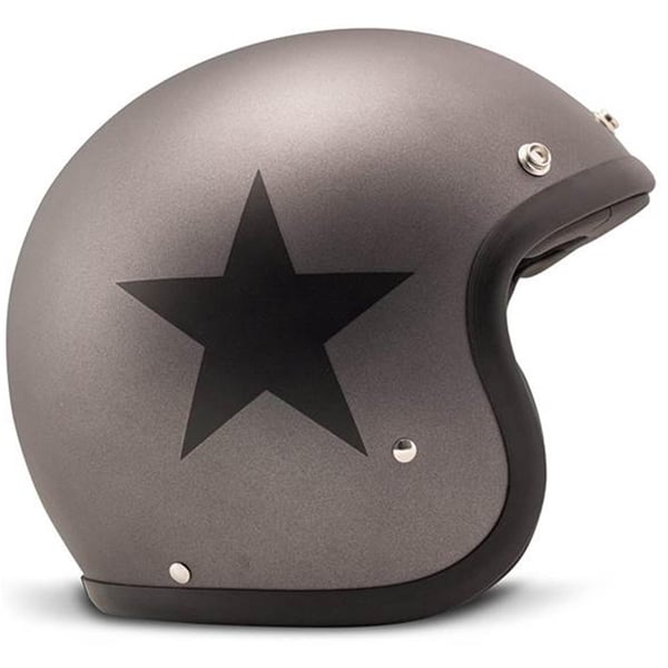 Helm DMD Vintage Star Grey, Gr. XS, 54cm Jethelm