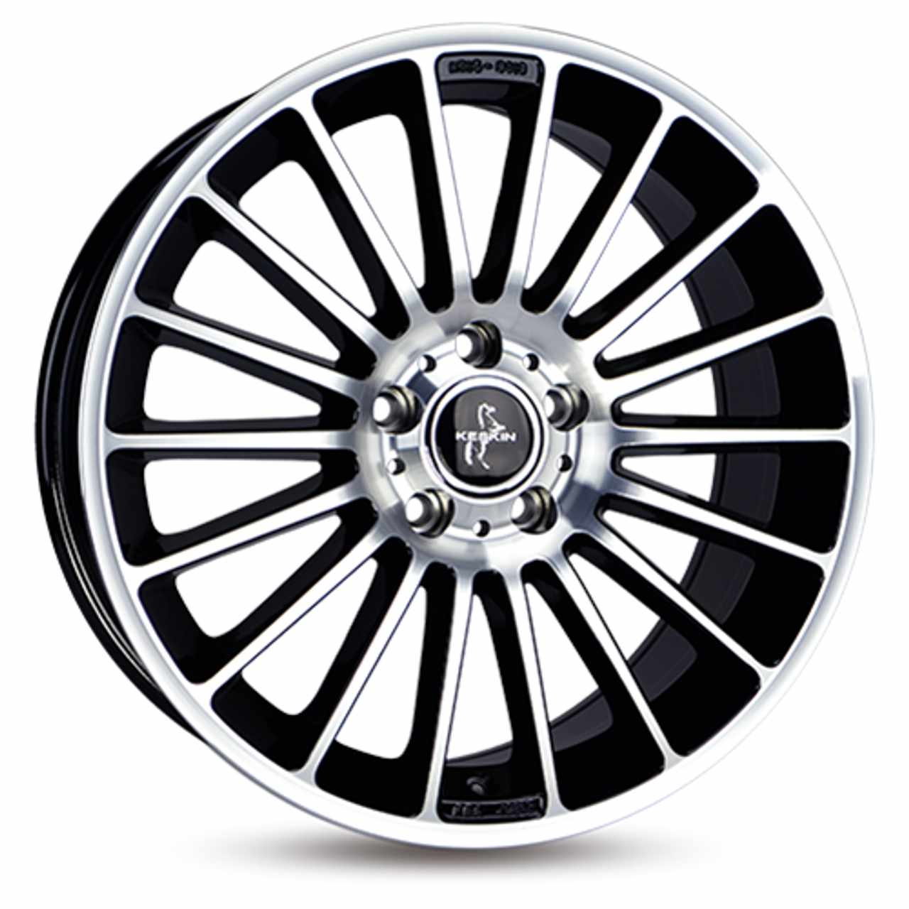 KESKIN KT15 SPEED black front polished 7.0Jx17 5x112 ET38