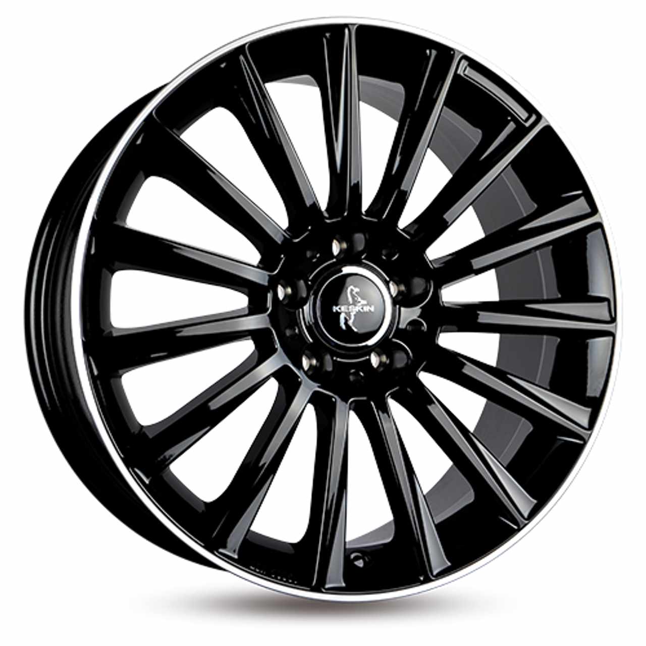 KESKIN KT18 TURBO black lip polish 7.0Jx17 5x114.3 ET40