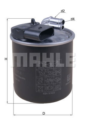 Kraftstofffilter Mahle Original KL 914 von Mahle Original