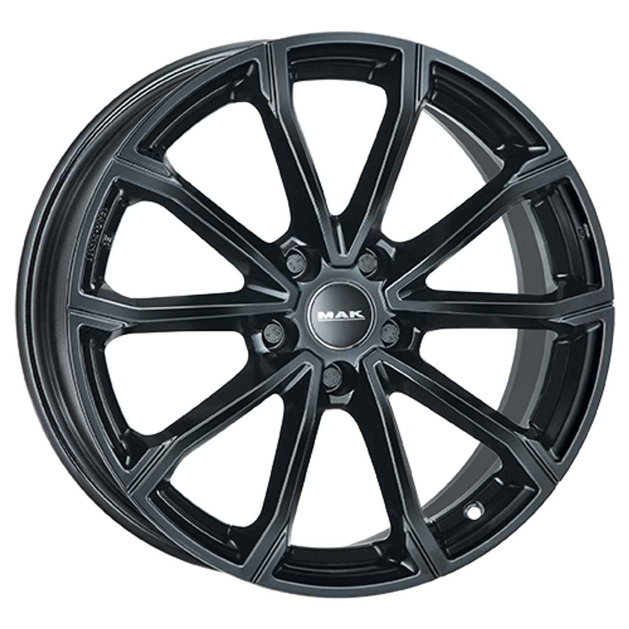 MAK DAVINCI gloss black 7.0Jx18 5x100 ET51