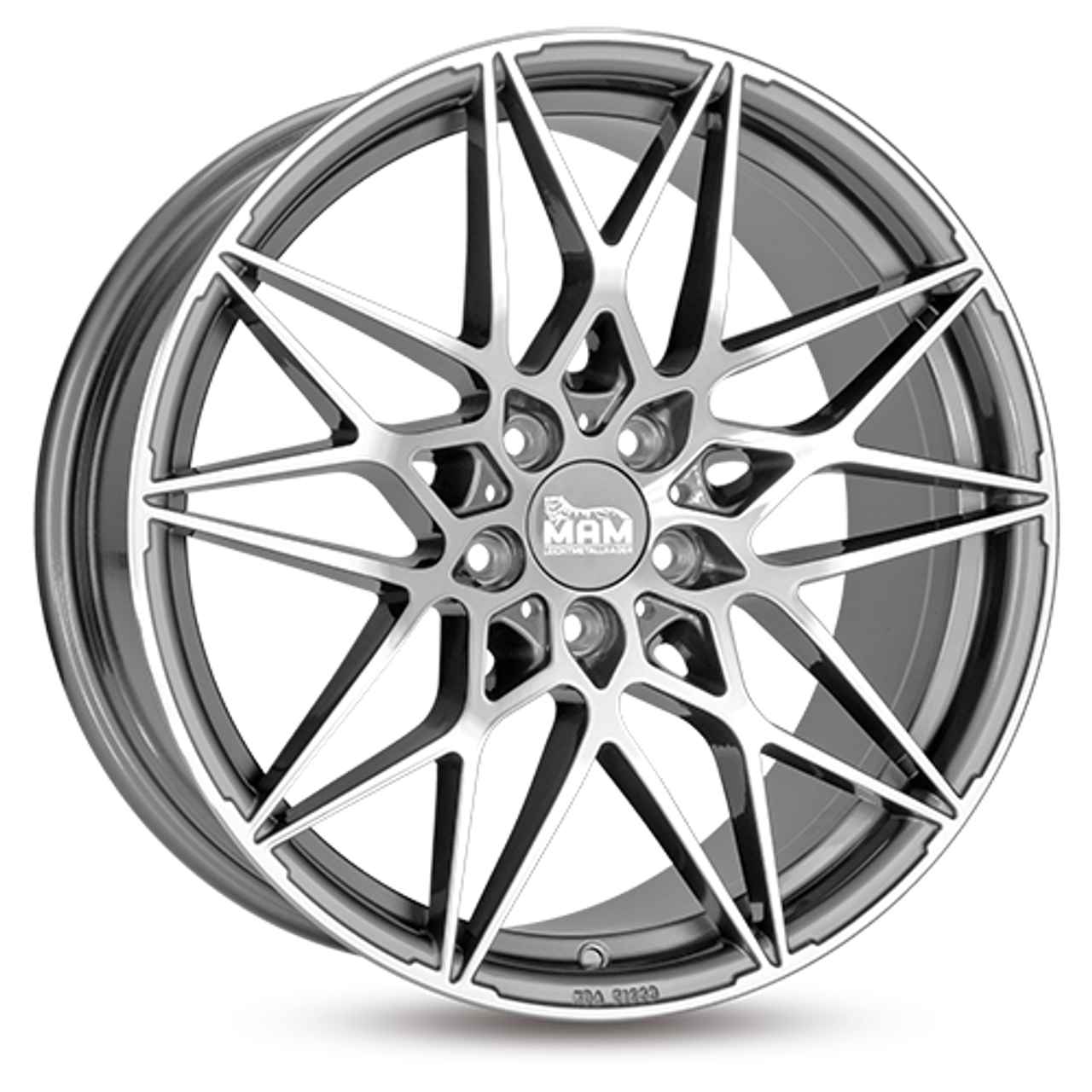 MAM MAM B2 palladium front polished 8.5Jx20 5x112 ET45