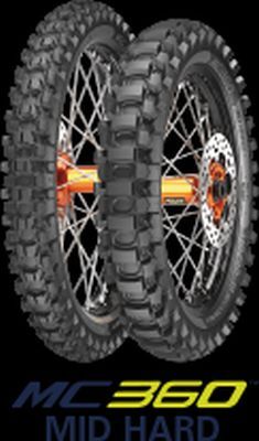 METZELER MC360 MID HARD 120/100 - 18 M/C TT 68M MST REAR