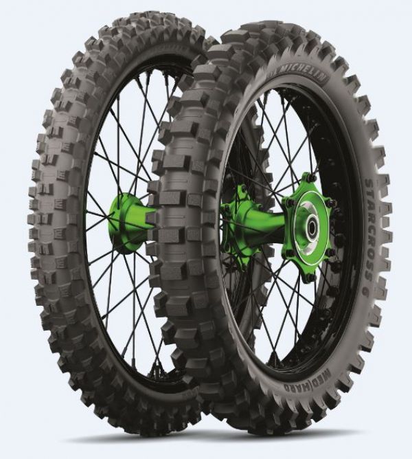 MICHELIN STARCROSS 6 MEDIUM HARD 110/100 - 18 M/C TT 64M NHS REAR