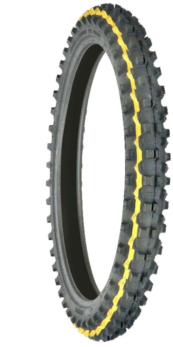 MITAS C-19 SUPER 90/100 - 21 TT 57R YELLOW STRIPE FRONT