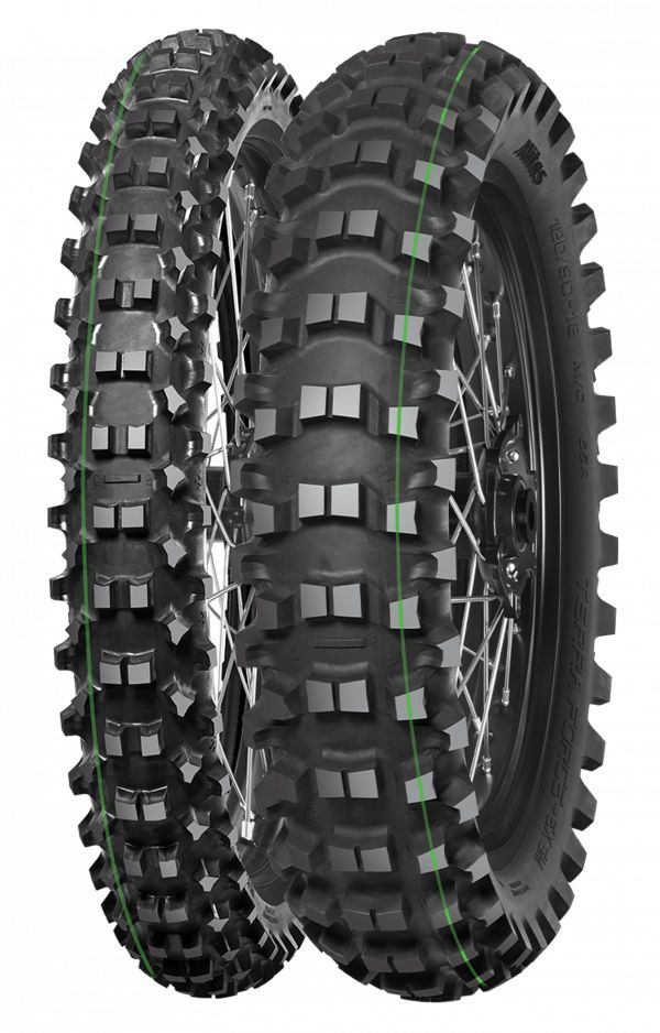 MITAS TERRA FORCE-EX SM SUPERLIGHT (GREEN) 110/100 - 18 M/C TT 64R REAR