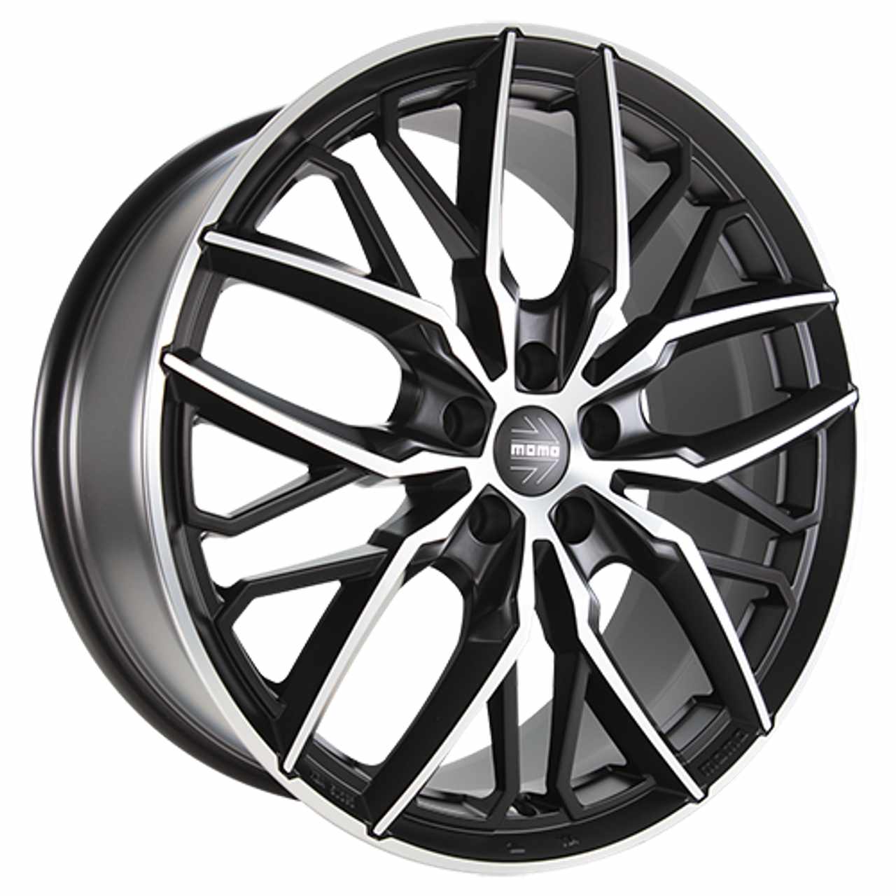 MOMO WHEELS SPIDER black matt polish 8.5Jx19 5x112 ET40